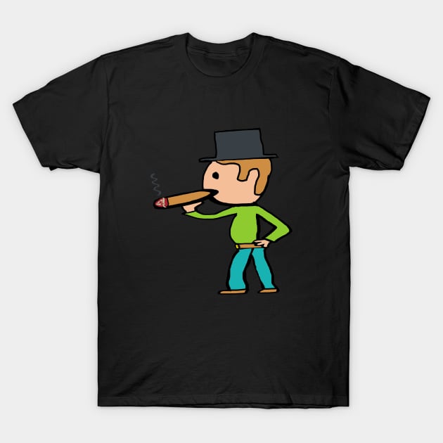 Rich Guy T-Shirt by Mark Ewbie